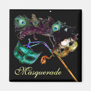 MARDI GRAS MASKENBALL MAGNET