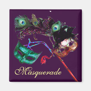 MARDI GRAS MASKENBALL MAGNET