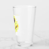 Mardi Gras Maskendesign farbenfroh Glas (Links)