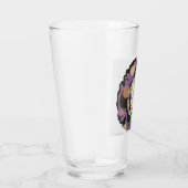 Mardi Gras Maskendesign farbenfroh Glas (Rechts)