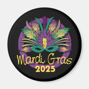 Mardi Gras Maskenmagnet - 2025 Magnet