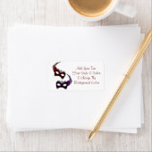 Mardi Gras maskiert alle Farbadressen Adressaufkleber (Insitu)