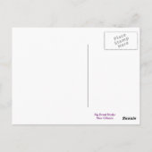 Mardi Gras Masking Postkarte (Rückseite)