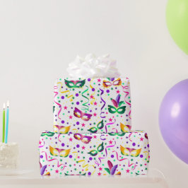 Mardi Gras Masks Geschenkpapier