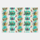 Mardi Gras Masks Geschenkpapier Set (Vorderseite 2)