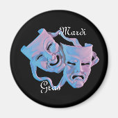 Mardi Gras Masks Magnet (Vorne)