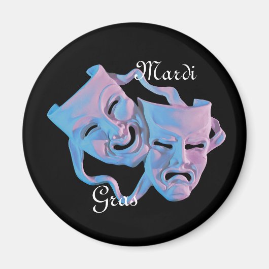 Mardi Gras Masks Magnet (Vorne)