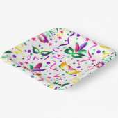 Mardi Gras Masks Pappteller (Gewinkelt)