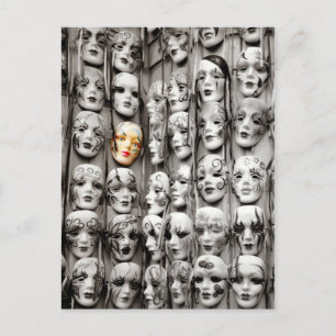 Mardi Gras Masks Postkarte
