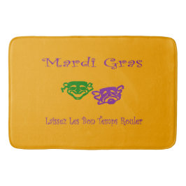 Mardi Gras Masks Rouler Badematte