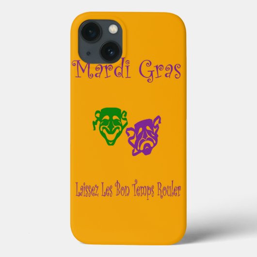 Mardi Gras Masks Rouler Case-Mate iPhone Hülle (Rückseite)