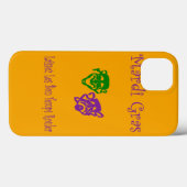 Mardi Gras Masks Rouler Case-Mate iPhone Hülle (Rückseite (Horizontal))