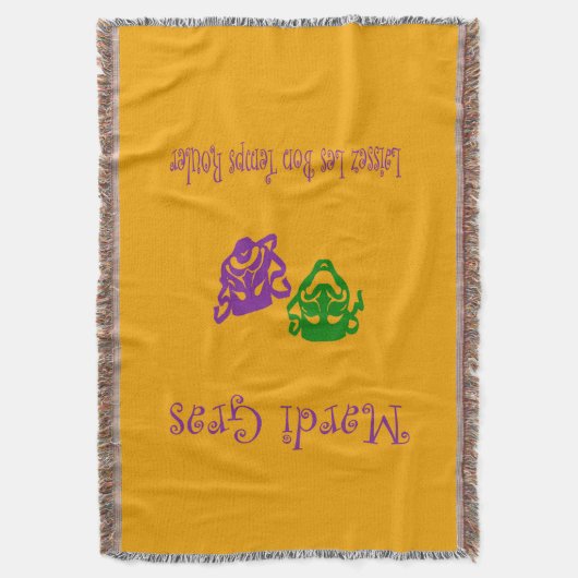 Mardi Gras Masks Rouler Decke (Vorderseite Vertikal)