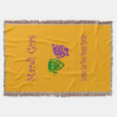 Mardi Gras Masks Rouler Decke (Vorderseite)