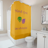 Mardi Gras Masks Rouler Duschvorhang (Beispiel)