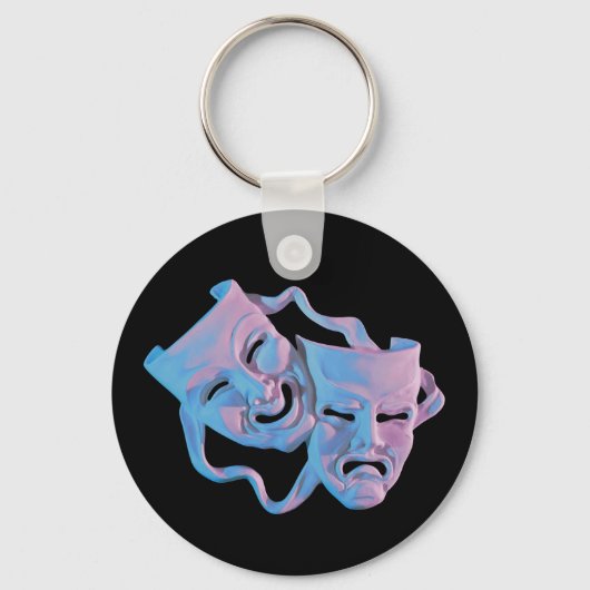 Mardi Gras Masks Schlüsselanhänger (Vorderseite)