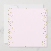 Mardi Gras Masque Diamonds Champagne Sweet 16 Einladung (Rückseite)