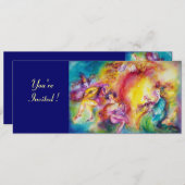 Mardi Gras Masquerade Ball Einladung (Vorne/Hinten)