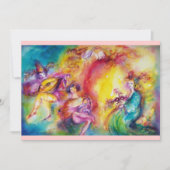 Mardi Gras Masquerade Ball Einladung zum KARNIVAL (Vorderseite)