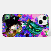 MARDI GRAS MASQUERADE BALL MASK Konfetti Case-Mate iPhone Hülle (Rückseite (Horizontal))