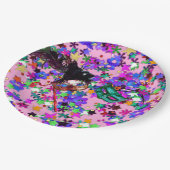 MARDI GRAS MASQUERADE BALL MASK Konfetti Pappteller (Schrägansicht)