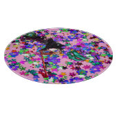 MARDI GRAS MASQUERADE BALL MASK Konfetti Schneidebrett (Ecke)