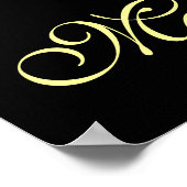 MARDI GRAS MASQUERADE BALL, schwarz Poster (Ecke)