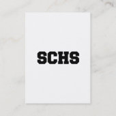 Mardi Gras Masquerade Besichtigung der Alpen Visitenkarte (Rückseite)