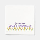 Mardi Gras | Masquerade Carnival Serviette (Vorderseite)