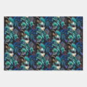 Mardi Gras Masquerade Collection Geschenkpapier Set (Vorderseite)