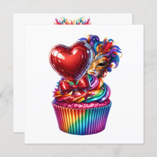 Mardi Gras Masquerade Einladung