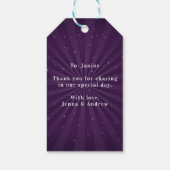 Mardi Gras Masquerade, Fett Dienstag Party Geschenkanhänger (Rückseite)