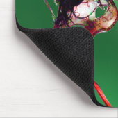 MARDI GRAS MASQUERADE grün Mousepad (Ecke)