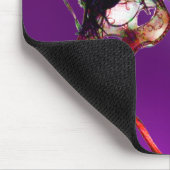 MARDI GRAS MASQUERADE lila Mousepad (Ecke)