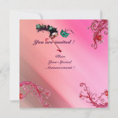 MARDI GRAS MASQUERADE, MAGIC BERRIES MONOGRAMM Sei Einladung (Rückseite)