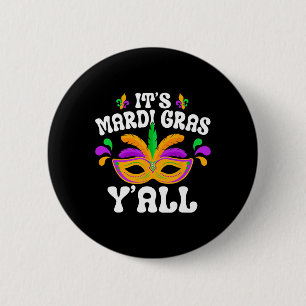 Mardi Gras Masquerade Mardi Paradies Kostüme Museo Button