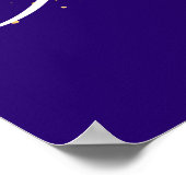 Mardi Gras Masquerade Mask | Lila Poster (Ecke)