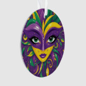 Mardi Gras Masquerade Ornament (Vorderseite)