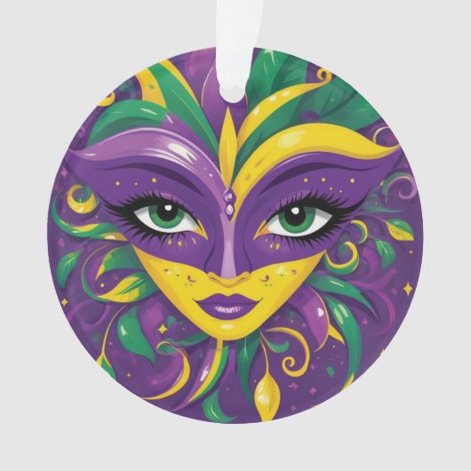 Mardi Gras Masquerade Ornament (Vorderseite)