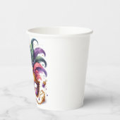 Mardi Gras Masquerade Pappbecher (Links)