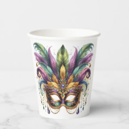 Mardi Gras Masquerade Pappbecher