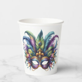 Mardi Gras Masquerade Pappbecher