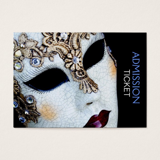 Mardi Gras Masquerade Party Eintrittskarten (Vorderseite)