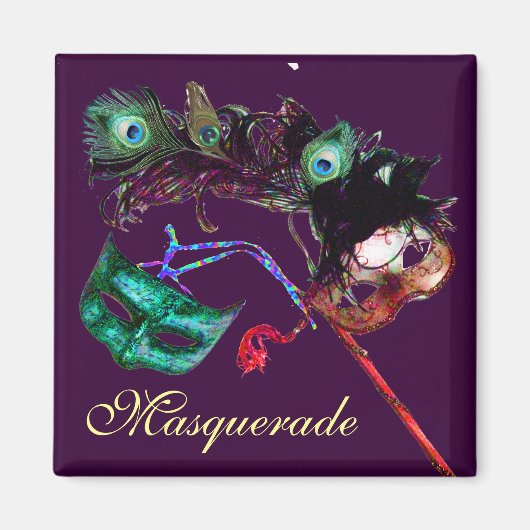 MARDI GRAS MASQUERADE PARTY MAGNET (Vorne)