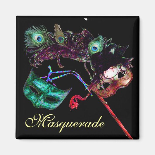 MARDI GRAS MASQUERADE PARTY MAGNET (Vorne)