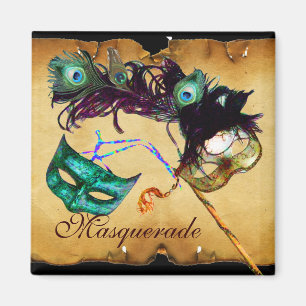 MARDI GRAS MASQUERADE PARTY MAGNET
