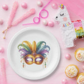 Mardi Gras Masquerade Party Pappteller (Party)