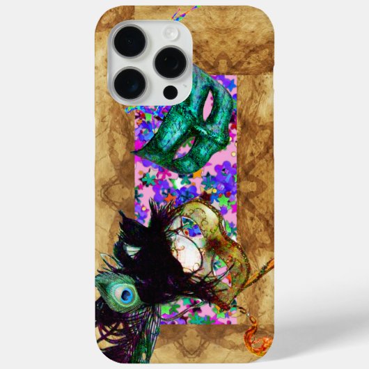 MARDI GRAS MASQUERADE Perchetti Case-Mate iPhone Hülle (Rückseite)