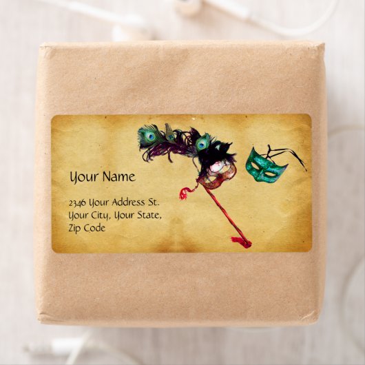 MARDI GRAS MASQUERADE Perchment (Insitu)