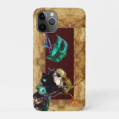 MARDI GRAS MASQUERADE Perchment Case-Mate iPhone Hülle (Rückseite)